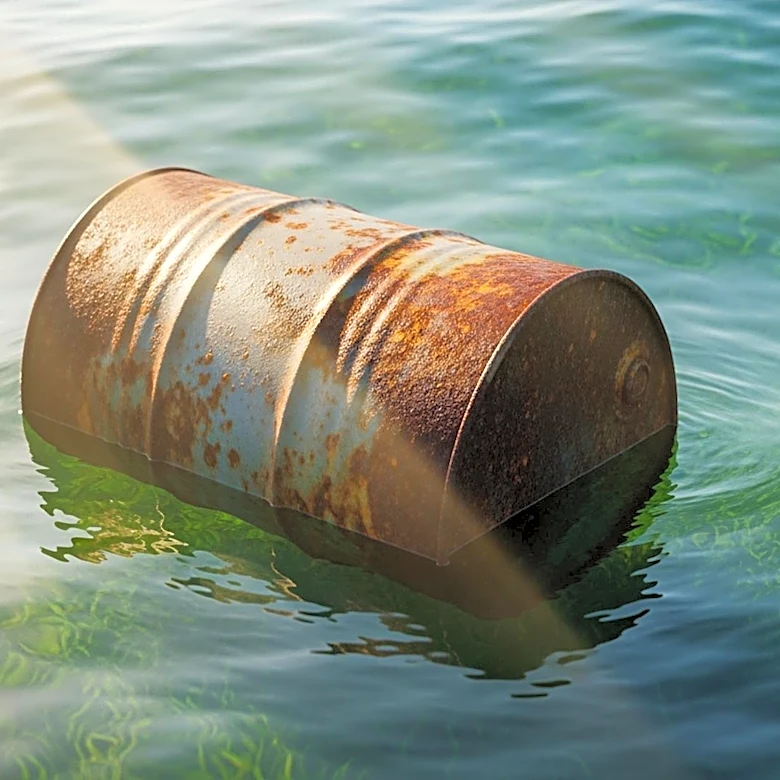 Scientists Identify Alkaline Waste in Ocean Barrels, Impacting Marine Life
