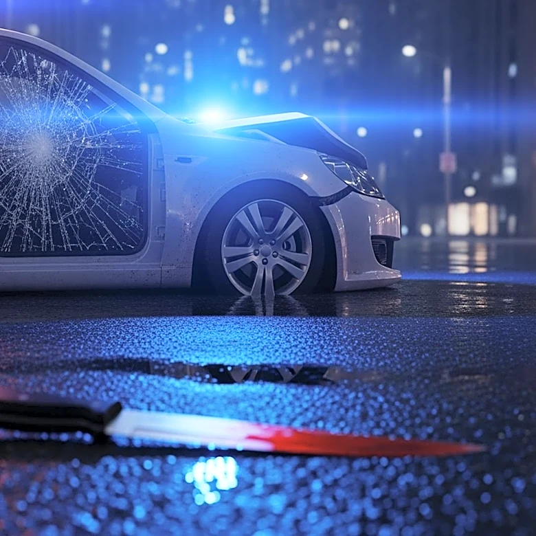 Miami-Dade Man Hospitalized After Stabbing and Subsequent Car Accident