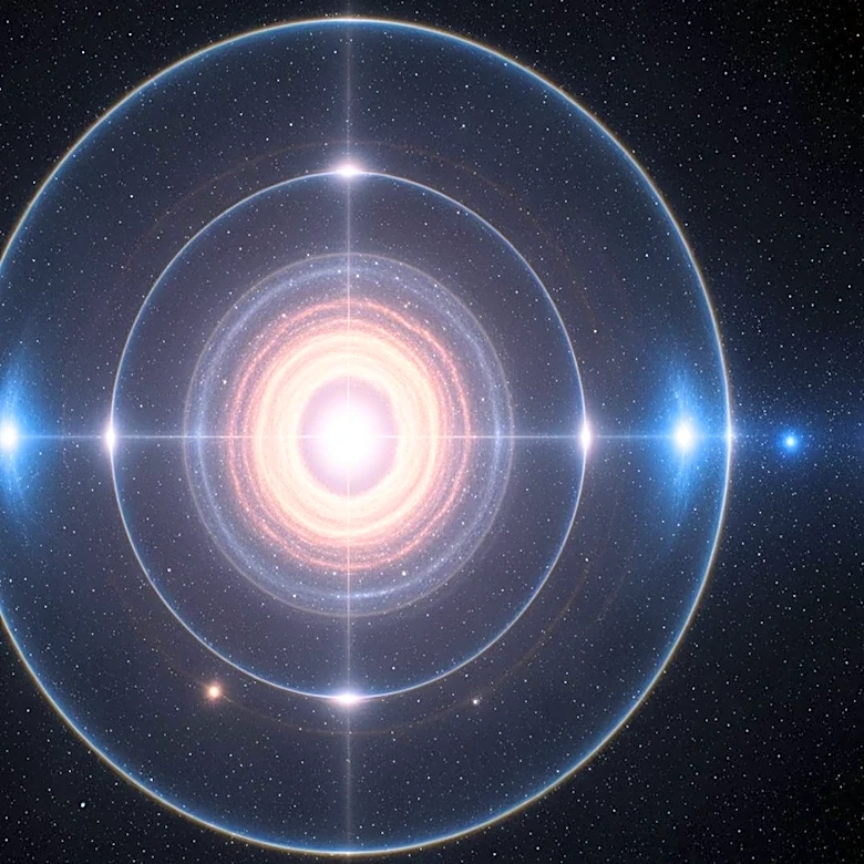 Astronomers Discover Rare 'Einstein Cross' Revealing Young Galaxy with Mature Stars