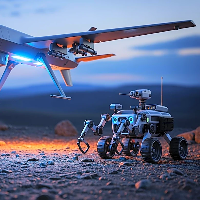 Ukraine Utilizes Drones and Robots to Capture Russian Position, Marking a First in Warfare