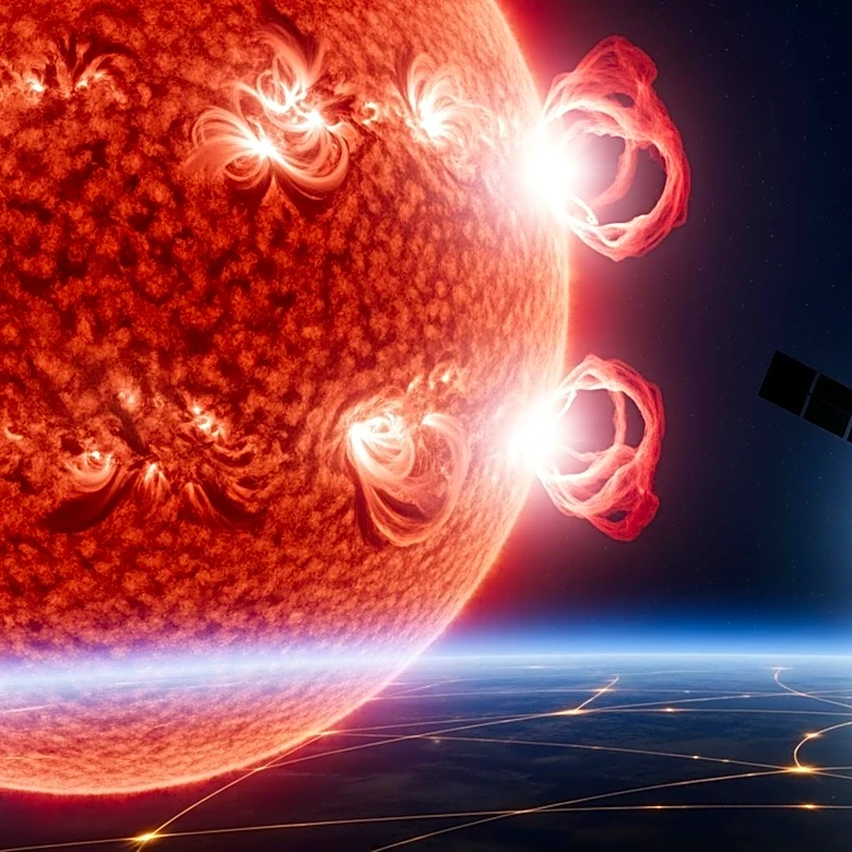 Study Warns of Potential Solar Storm Impact on Satellites and Power Grids