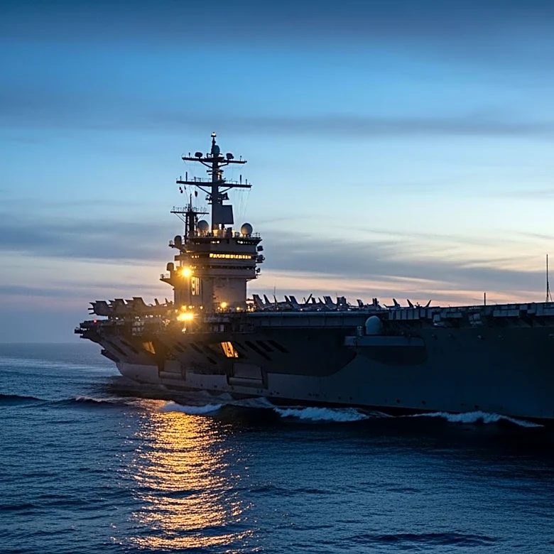 USS Gerald R. Ford Faces Setback Amid Extended Deployment and Military Ambitions