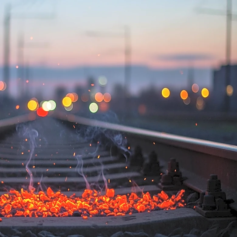 Fire Erupts on Freight Train in Downtown Los Angeles