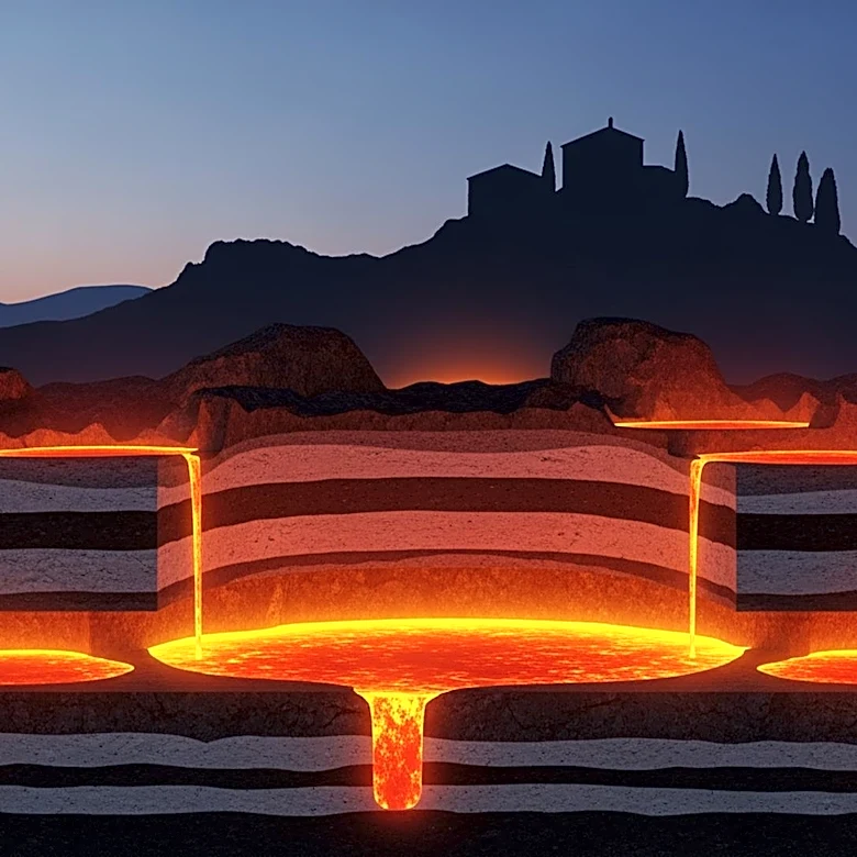Super Magma Reservoirs Discovered Beneath Tuscany, Offering New Exploration Insights