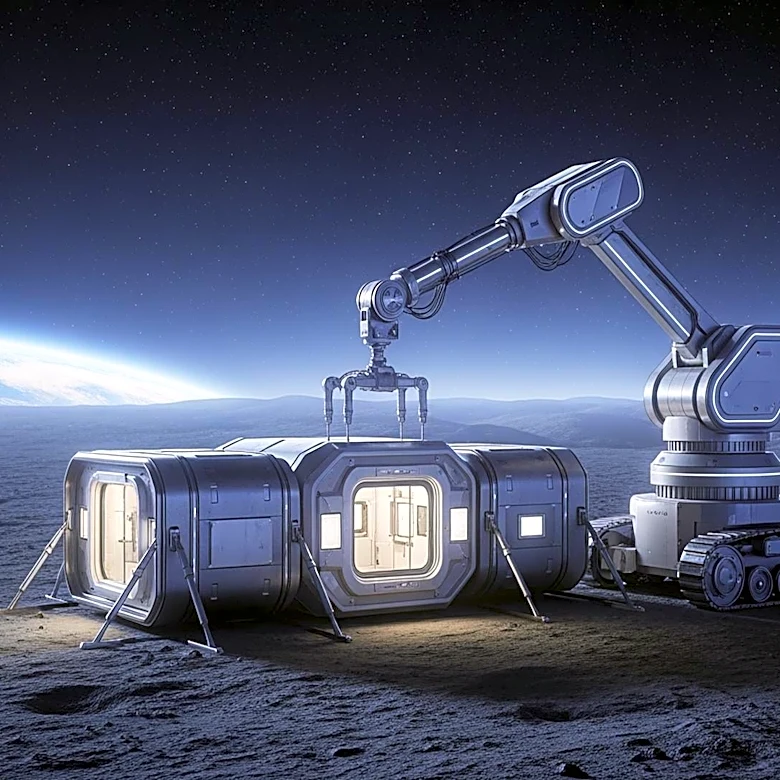 Astroport and Vermeer Collaborate on Autonomous Lunar Construction Machinery for Moon Base Development