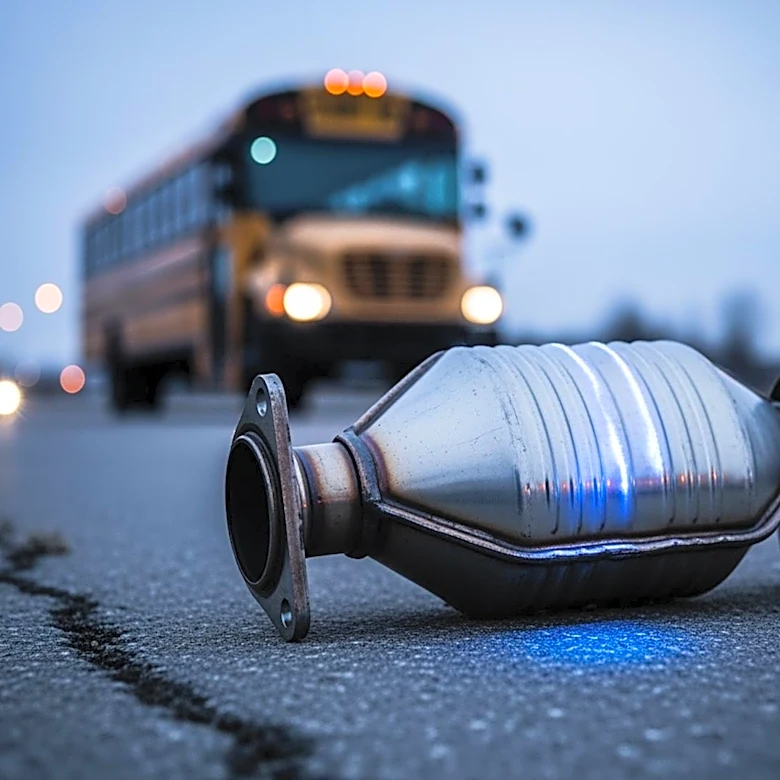 Catalytic Converter Thefts Target School Buses in Chicago's West Humboldt Park