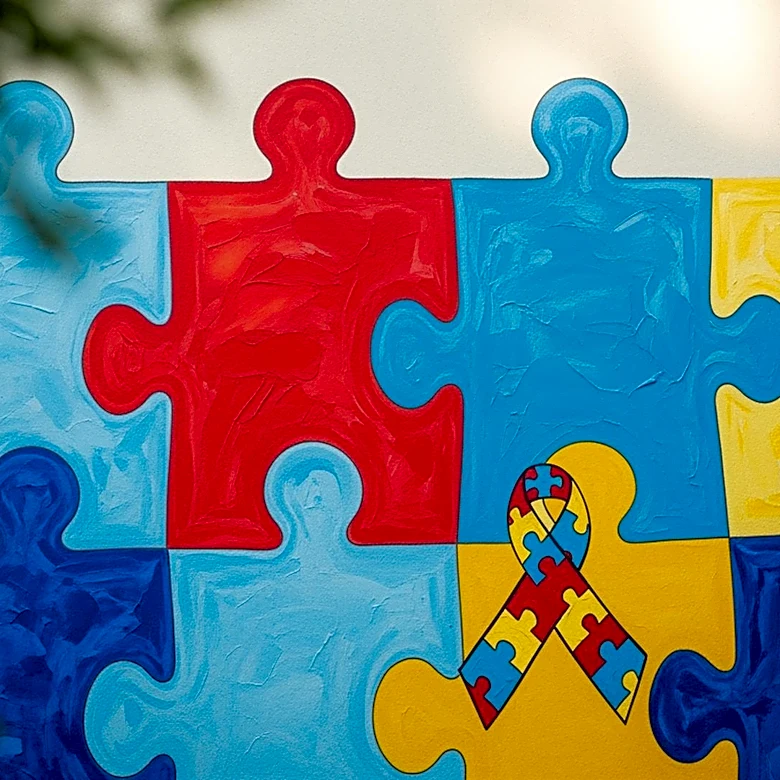 Huntington Beach Community Revitalizes Autism Awareness Mural with Local Support