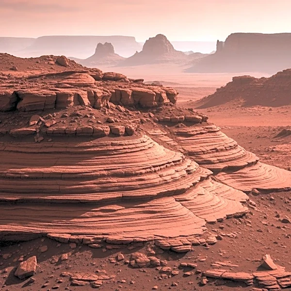 Scientists Identify Potential Ancient Ocean Lines on Mars Indicating Past Water Presence