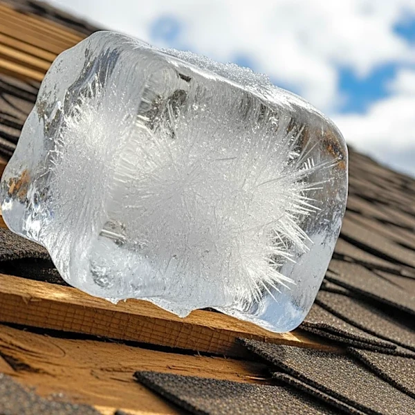 Ice Block from Passing Plane Crashes Through Whittier Home Roof