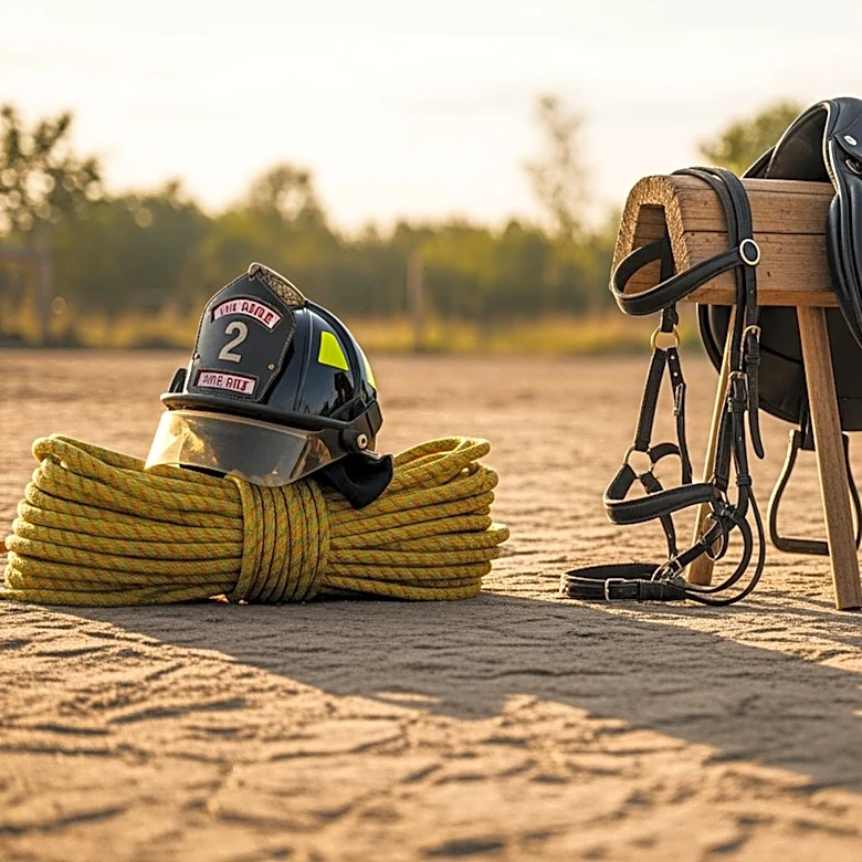 Orange County Firefighters Undergo Unique Horse Rescue Training