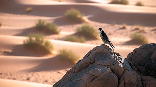 Escaped Desert Falcon Thrives in Judean Desert, Raising New Family