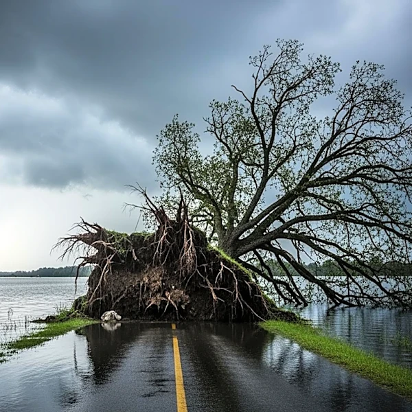 Severe Storms Cause Downed Trees and Flooding Across Illinois