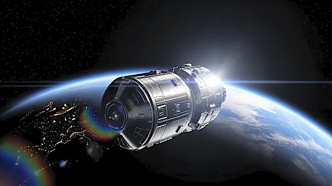 NASA Astronauts Create Optical Illusion with Cygnus XL on ISS