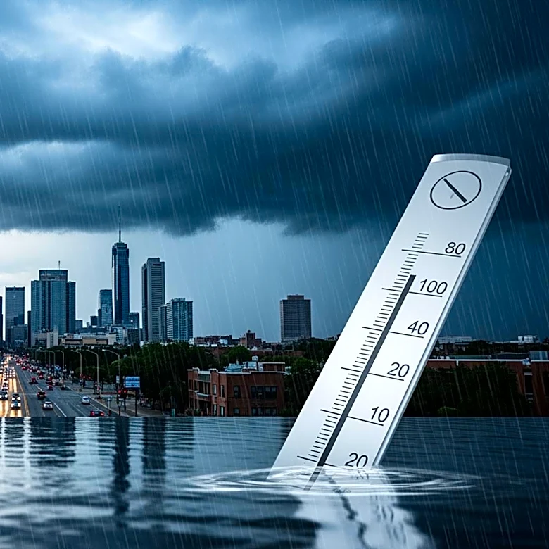 Chicago Breaks 77-Year Rainfall Record Amid Severe Storms and Flooding Concerns