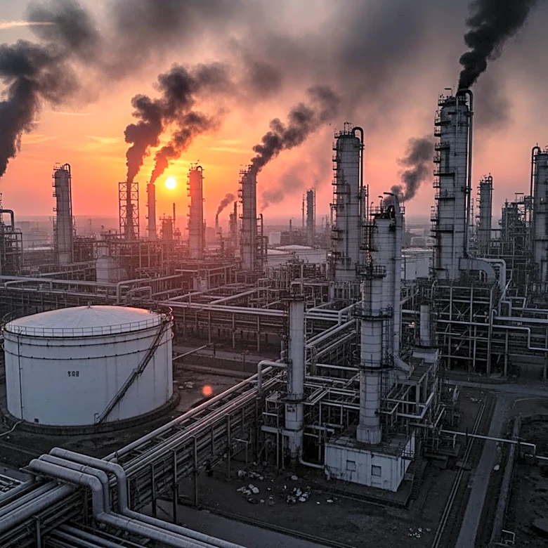 Ukrainian Drone Strikes Major Russian Oil Refinery, Causing Significant Damage