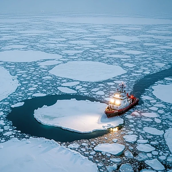 U.S. Coast Guard Rescues Seal Hunters Trapped on Ice Near Chefornak, Alaska