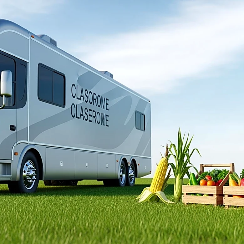 Iowa Agriculture Literacy Foundation's Mobile Classroom Educates Sheldon Students on Agriculture