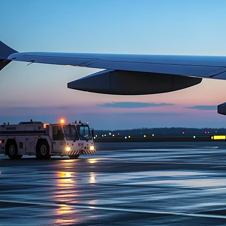 American Airlines Pilot Avoids Collision with Truck at Charlotte Airport
