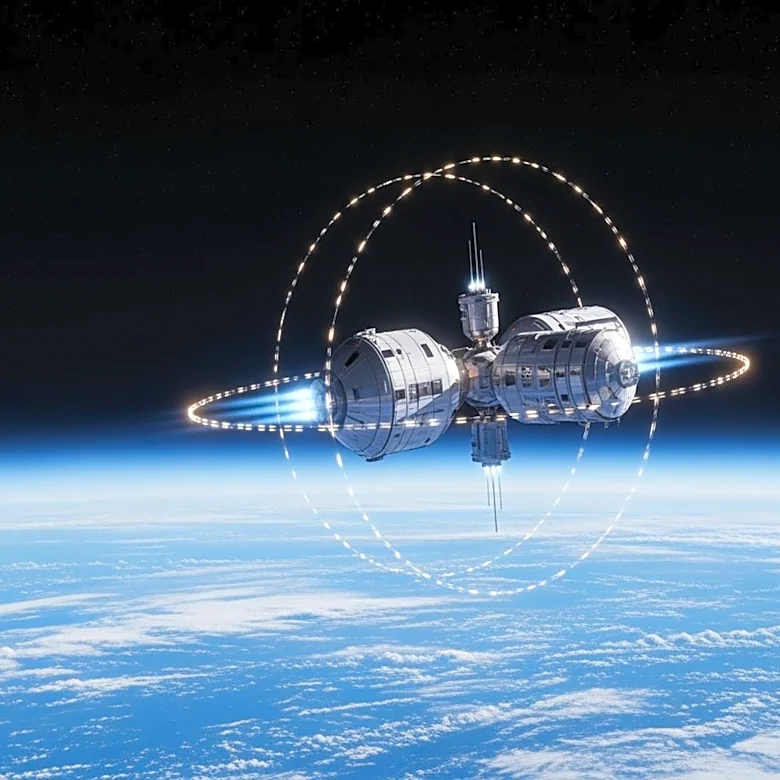 International Space Station Elevates Orbit for Upcoming Resupply Mission