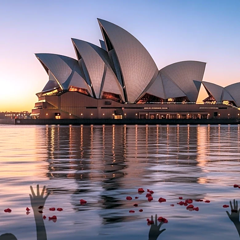 Prince Harry and Meghan Markle Greeted by Fans at Sydney Opera House Amid Australia Tour