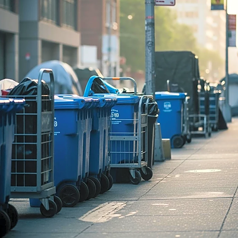 Los Angeles Sanitation Crews Clear Venice Homeless Encampment