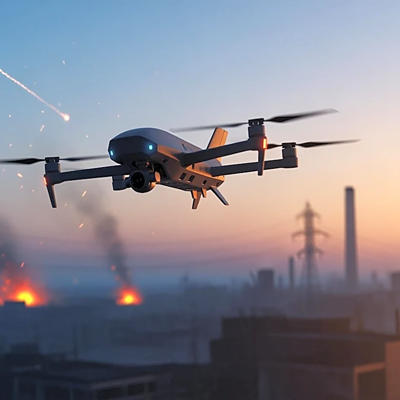 Russian Forces Intensify Drone and Missile Strikes on Ukraine, Targeting Infrastructure