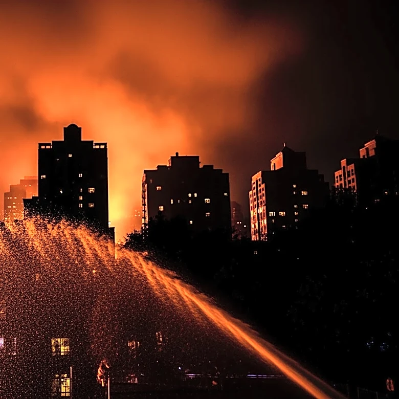 Firefighters Battle Major Blaze in Newark, N.J., Affecting Multiple Buildings