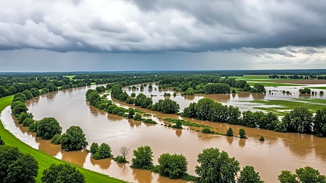 Heavy Rainfall Causes Flooding Along Des Plaines River in Chicago