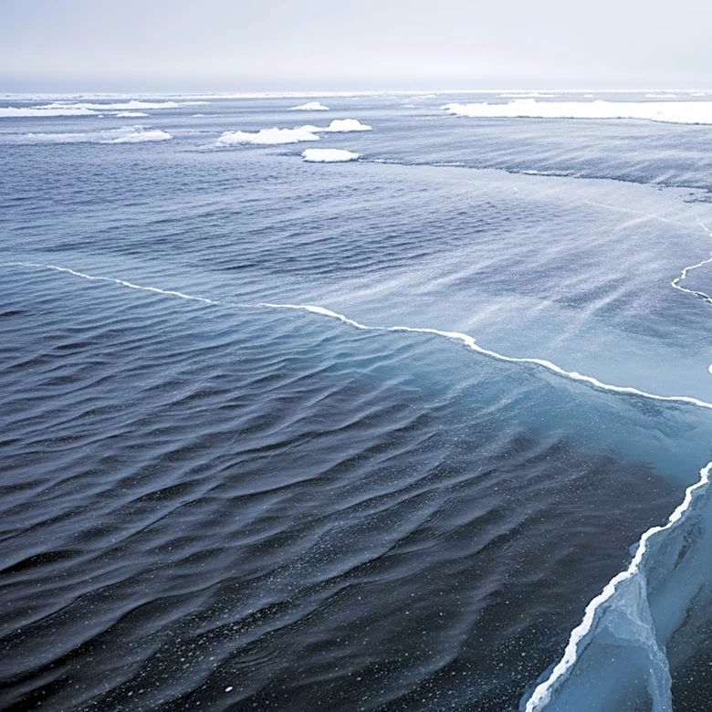 Antarctic Sea Ice Decline Linked to Climate Change and Wind Patterns