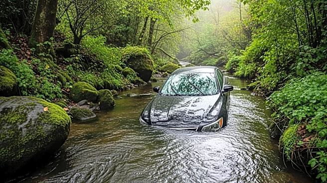 Driver Rescued After Car Plunges 30 Feet Into Plano Creek Amid Heavy Rain