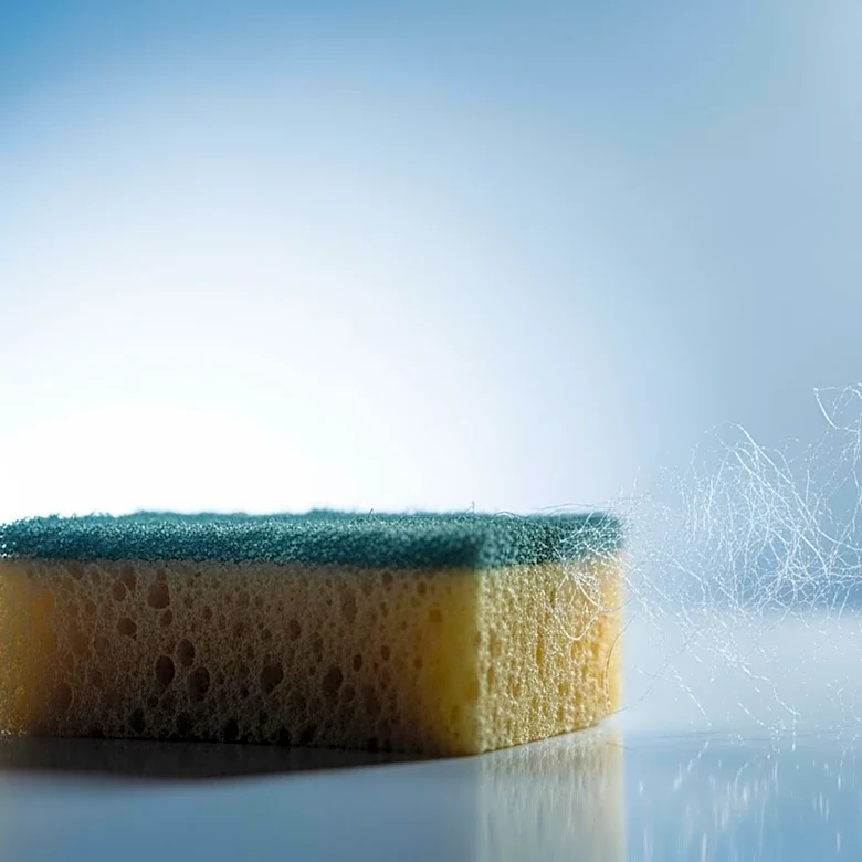 Study Reveals Common Cleaning Sponges Release Trillions of Microplastic Fibers
