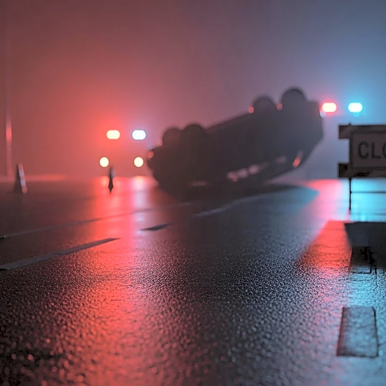 Rollover Crash on Martin Luther King Jr. Boulevard in Austin Injures Two, Causes Road Closure