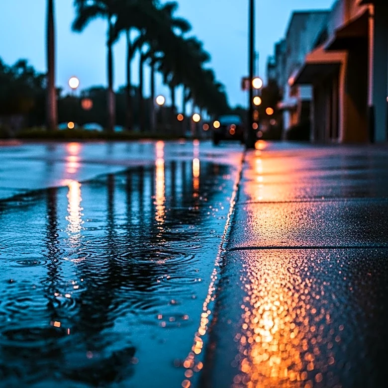 South Florida Faces Overnight Rain with On-and-Off Showers into Monday