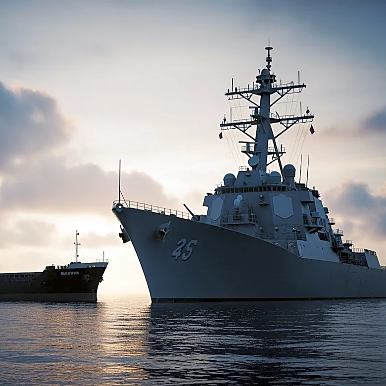 US Destroyer Seizes Iranian Ship Amid Ceasefire Violations