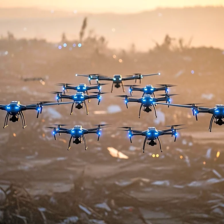 Connecticut Company Develops Drone Swarms for Disaster Response