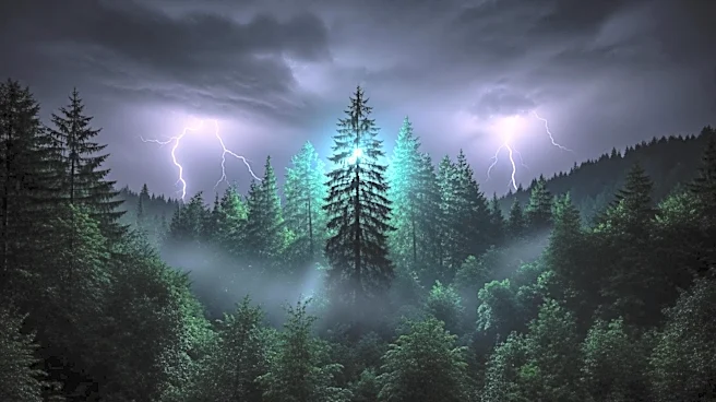 Scientists Capture Glowing Treetops During Thunderstorms, Revealing Atmospheric Impact