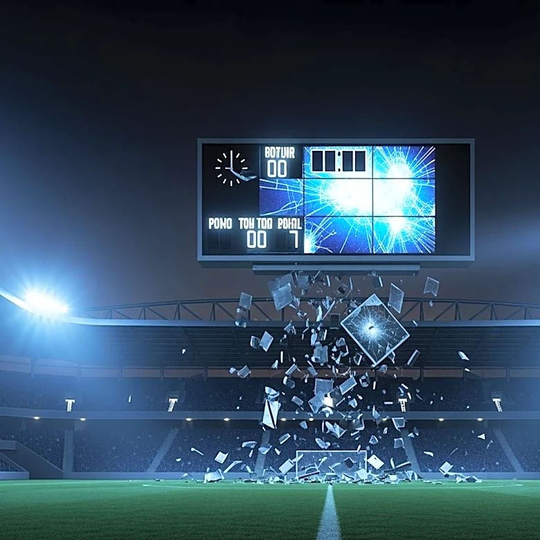 Skydiver Crashes into Virginia Tech Scoreboard During Football Game