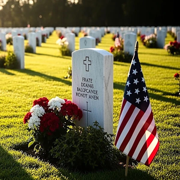Daughter of Fallen Soldier Visits Grave, Celebrates Father's Heroism