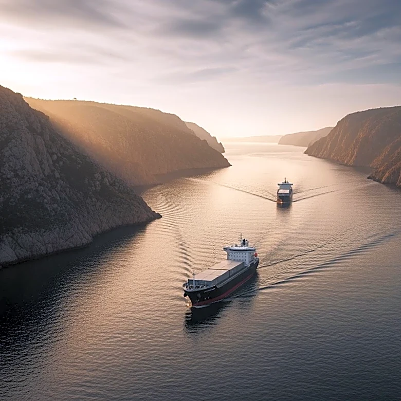 Iranian State Media Releases Video of Ships Passing Through Strait of Hormuz Amid Tensions