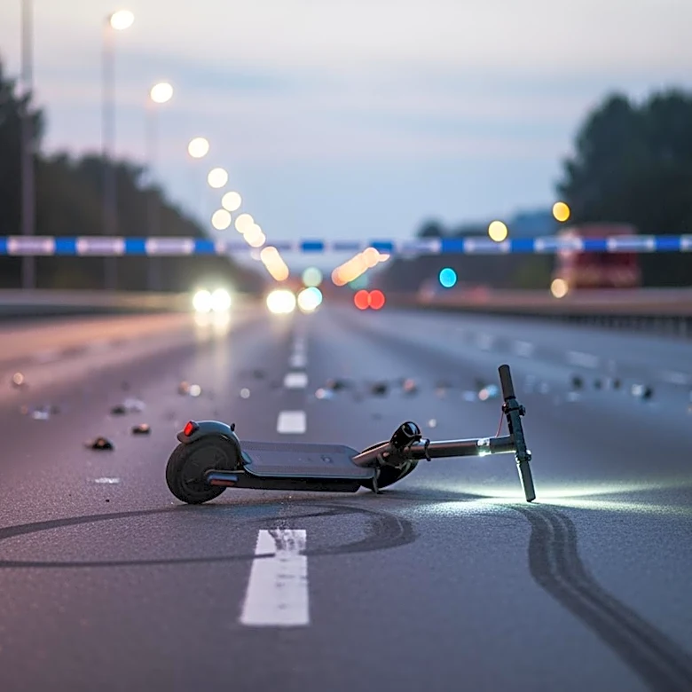 Riderless Scooter Causes Multicar Collision on 110 Freeway in Los Angeles