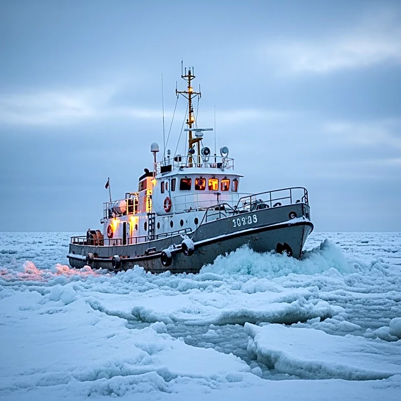 Coast Guard Successfully Rescues Four from Ice-Trapped Boat in Alaska