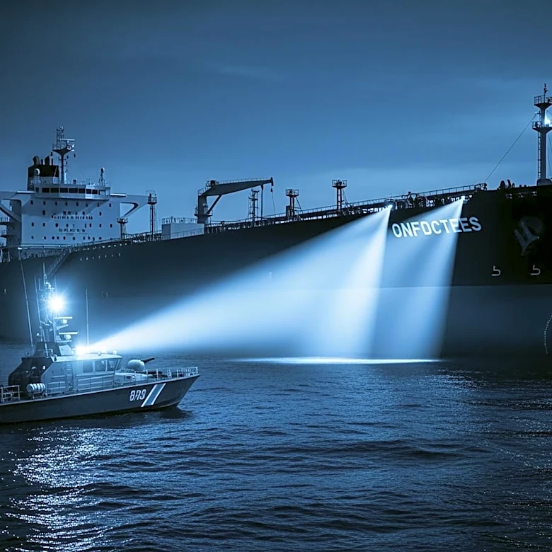 U.S. Forces Board Sanctioned Iranian Tanker in Indian Ocean Amid Maritime Enforcement Efforts