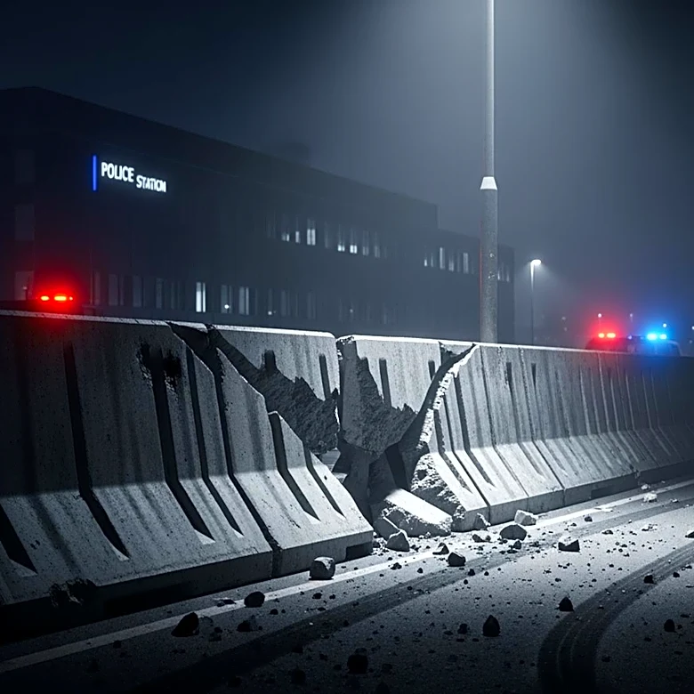 Driver Arrested After Intentional Crash into Philadelphia Police Station, Injuring Five