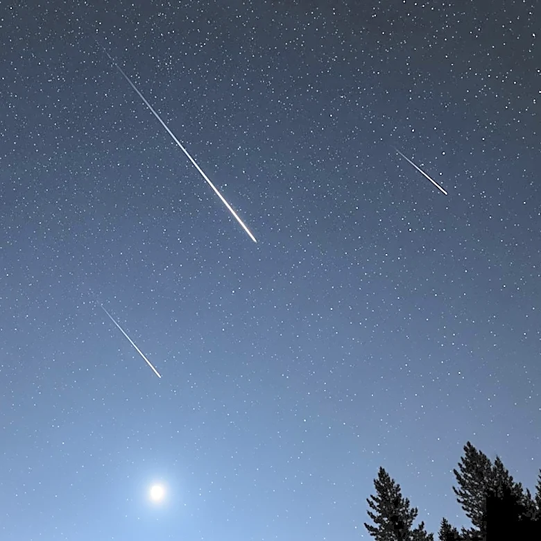 Lyrid Meteor Shower Peaks with Minimal Moonlight Interference