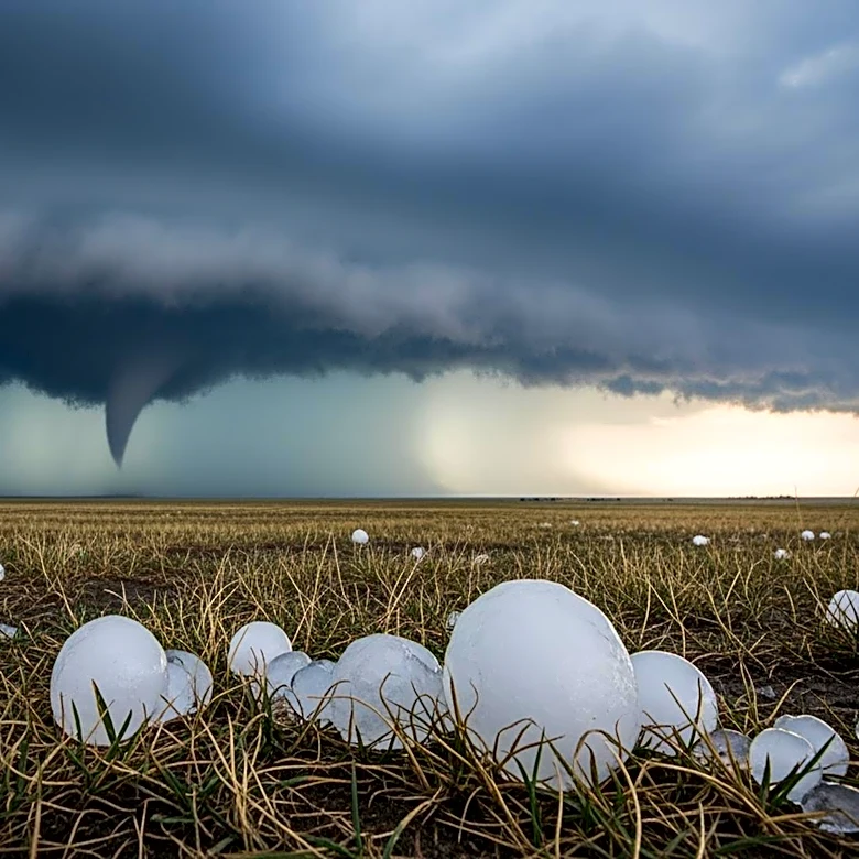 Severe Weather Threatens Plains with Tornadoes and Hail