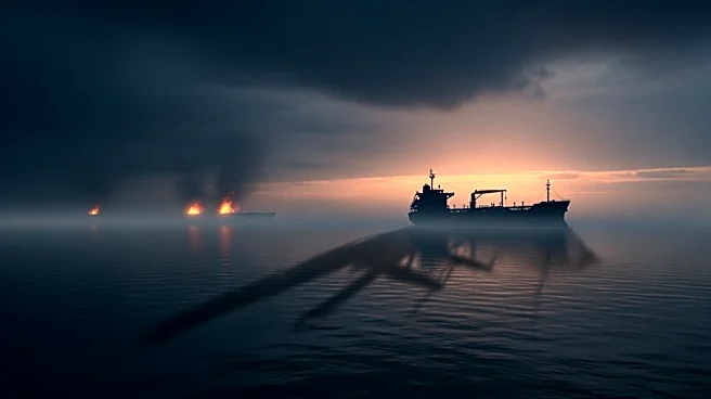 Ship Under Fire Near Hormuz as Iran Tankers Go Dark, Escalating Maritime Tensions