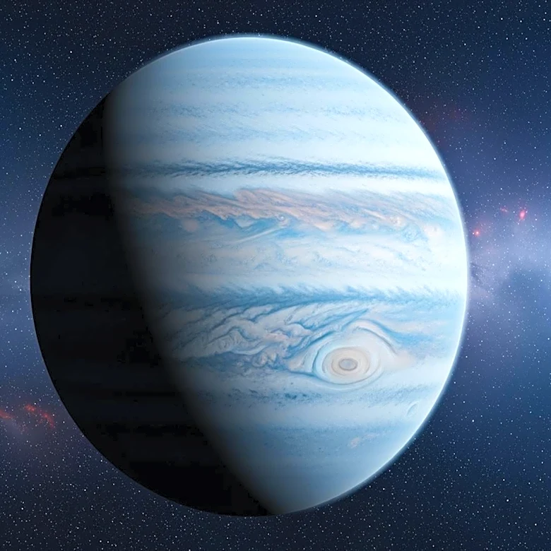 JWST Finds Ice Clouds on Distant Gas Giant Epsilon Indi Ab