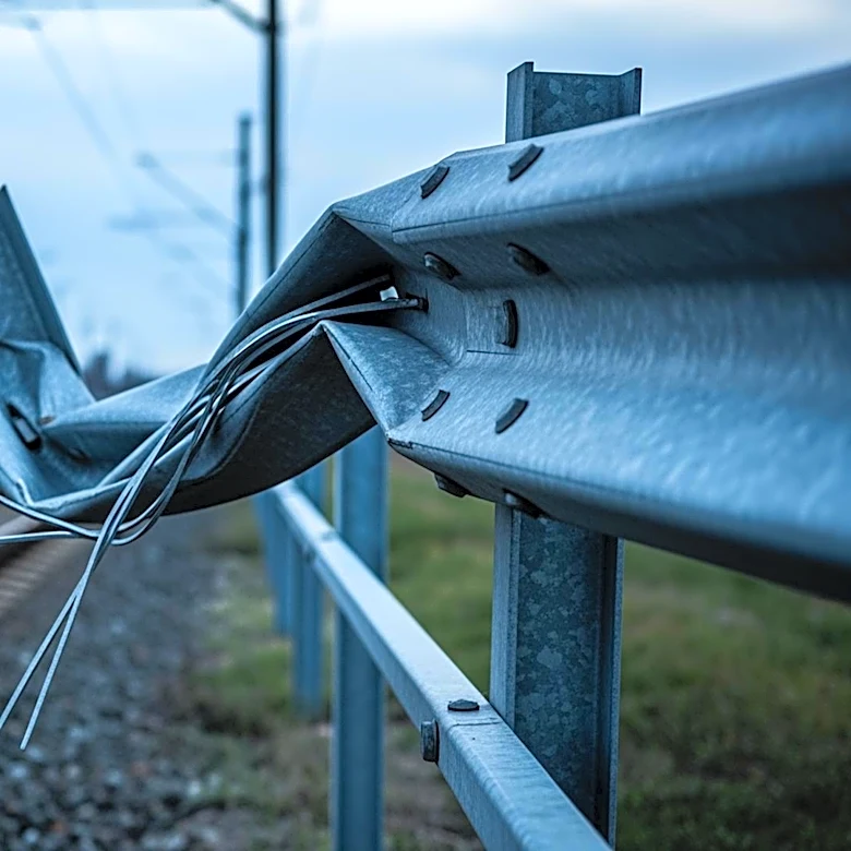 Tractor-Trailer Crashes Through Mass Pike Guardrail Near MBTA Commuter Rail