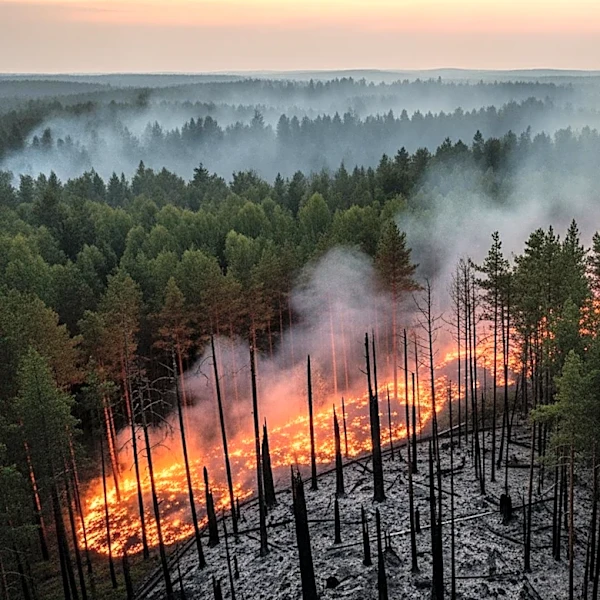 Wildfires in Georgia and Florida Destroy Homes and Force Evacuations