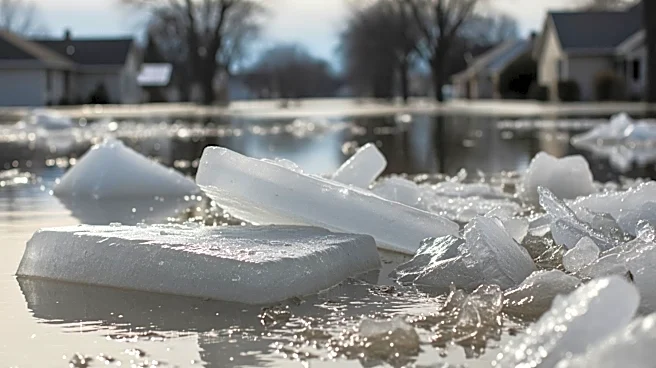 Giant Ice Chunks Damage Michigan Homes Amid Flooding